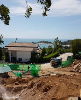Koh Samui Villa start of construction