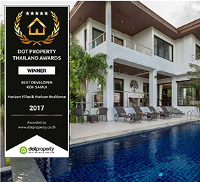 Horizon Homes award: Best Developer Koh Samui 2017