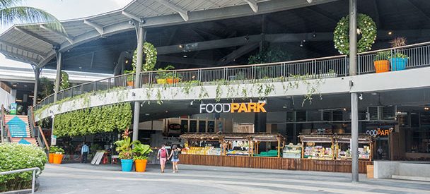 Shopping centre in Koh Samui.