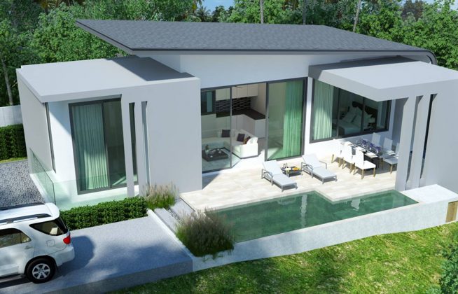 Garden pool villas for sale koh samui