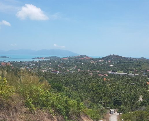Beautiful sea view plot located on Koh Samui island
