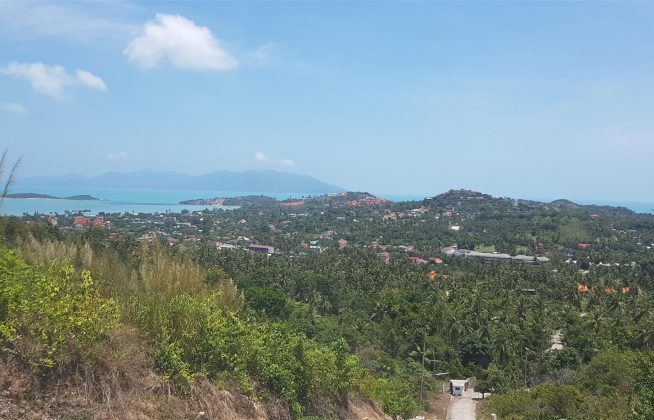 Beautiful sea view plot located on Koh Samui island