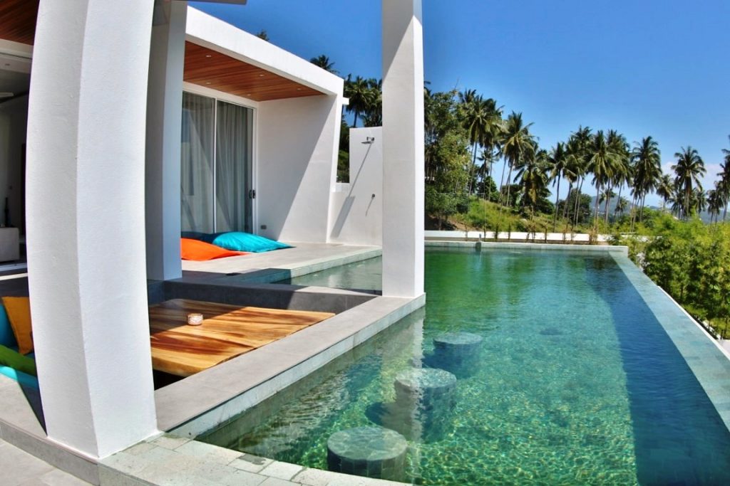 Tres jolie villa avec vue mer sur chaweng noi koh samui