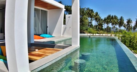 Tres jolie villa avec vue mer sur chaweng noi koh samui