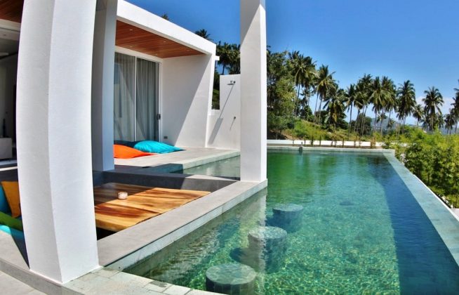 Tres jolie villa avec vue mer sur chaweng noi koh samui