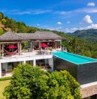 stunning sea view villa in the hills
