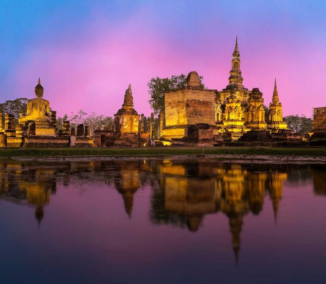 Temple in Ayutthaya, Thailand.