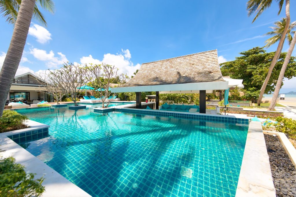Magnifique villa sur la plage de koh samui
