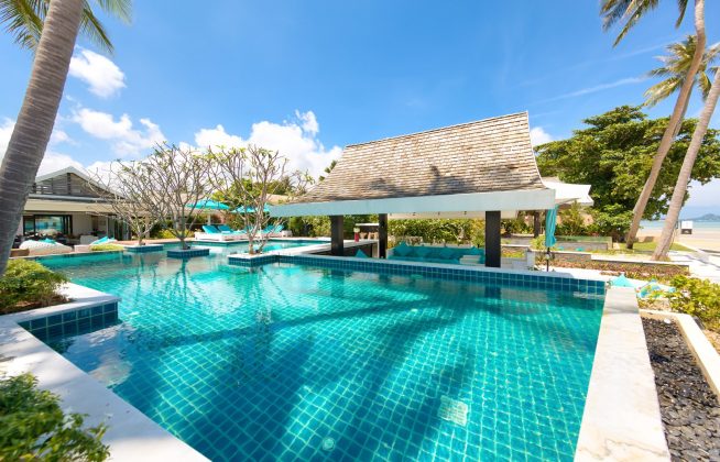 Magnifique villa sur la plage de koh samui