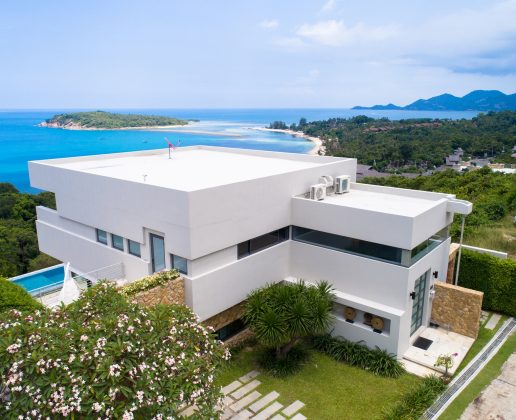 superb villa with a panoramic view