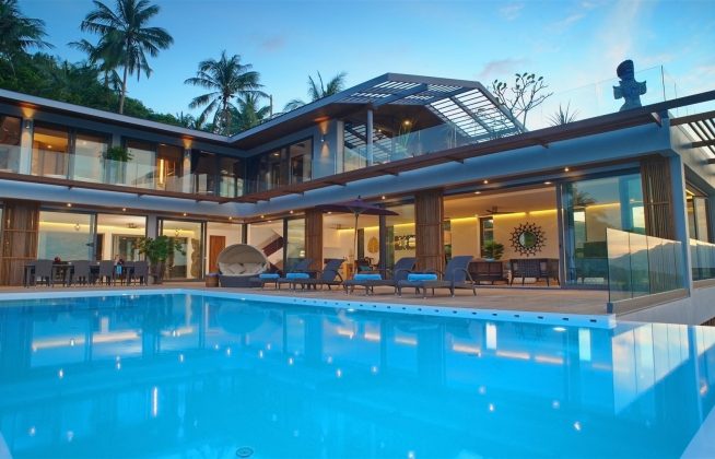 Sea view villa bophut koh samui