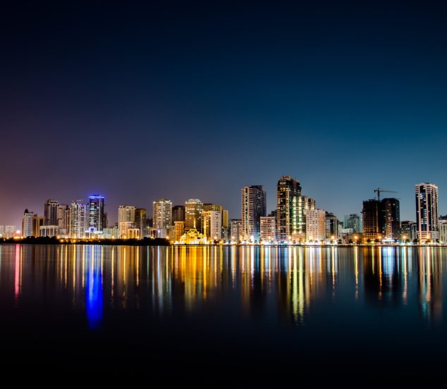 Bangkok skyline.