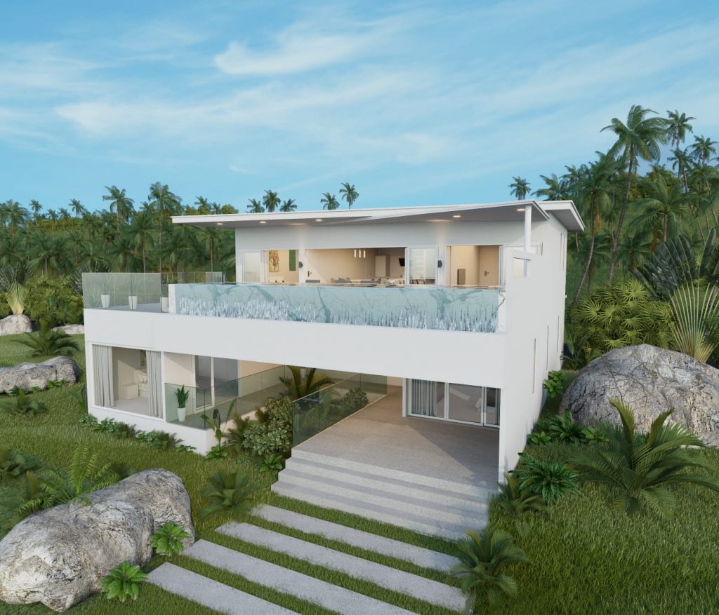 modern design sea view villa