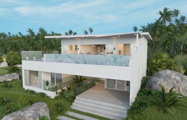 modern design sea view villa