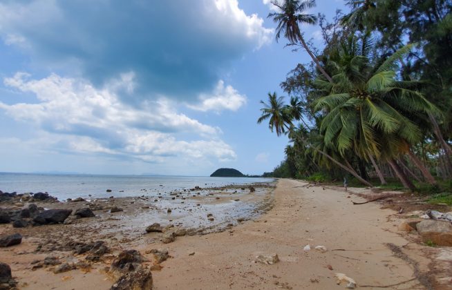 Beach front, sea view, samui sunset view