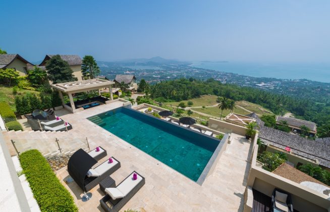 5 bedroom sunrise sea views chaweng samui