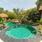 Beautiful garden villa with pool