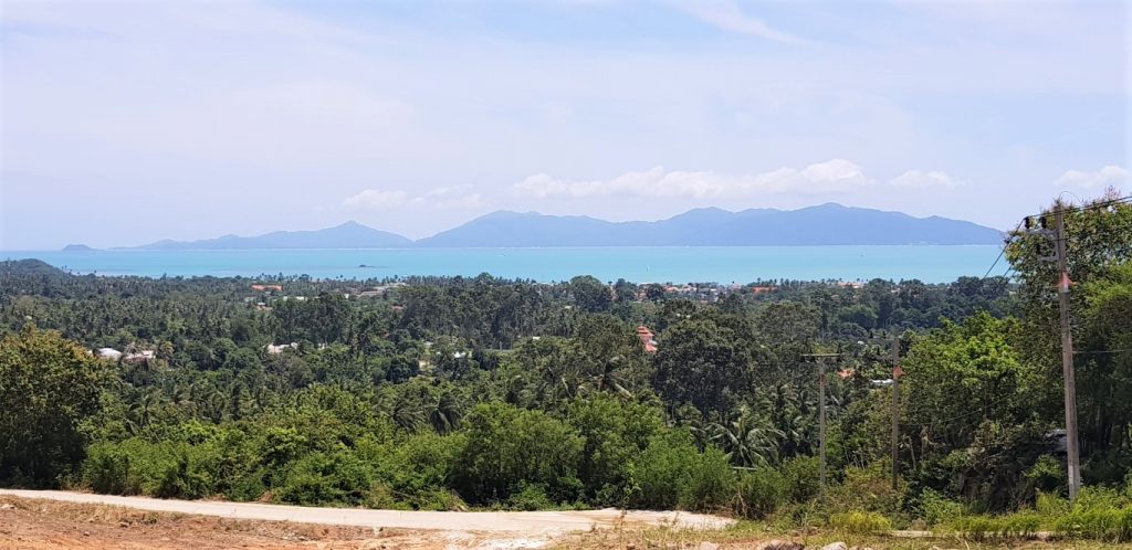 Stunning sea view land in bophut, koh samui