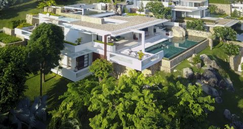 4 bedroom sea view beach access villa