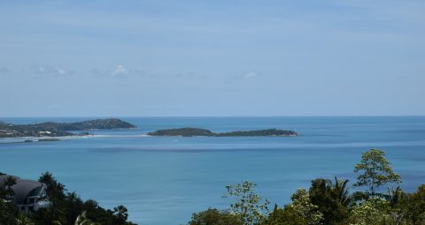 terrain vue mer sur chaweng noi Koh Samui