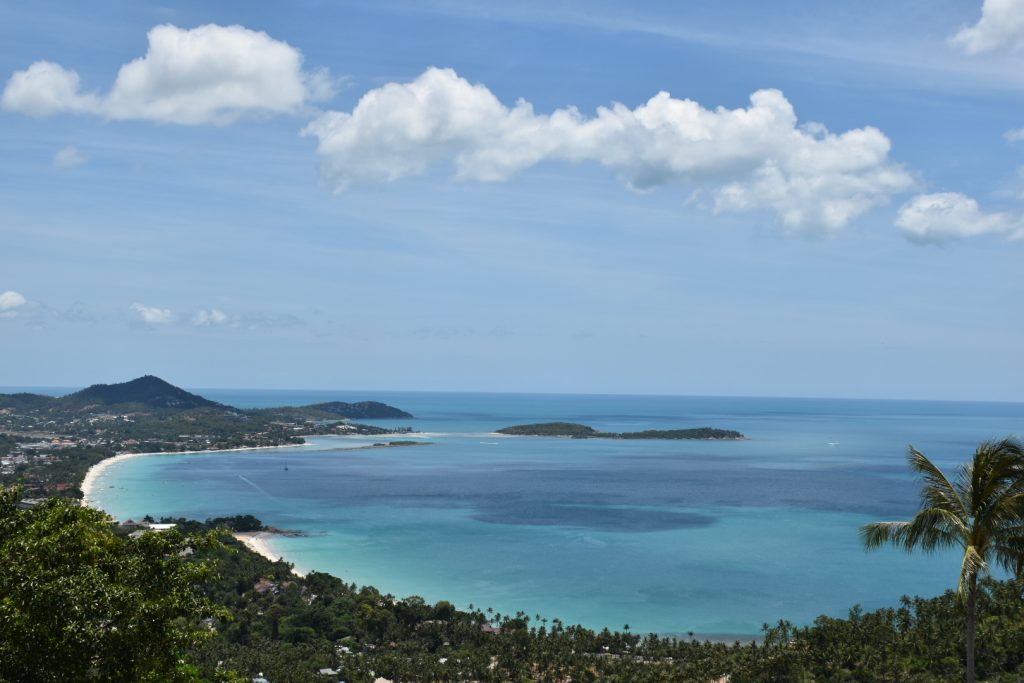令人惊叹的海景土地情节chaweng noi