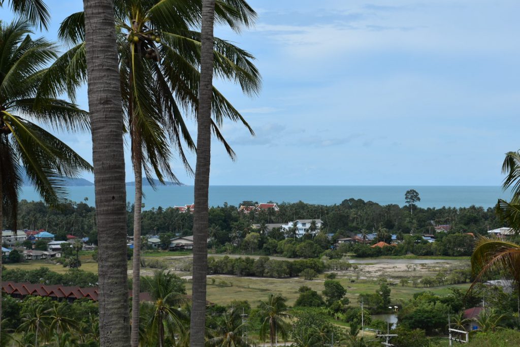 在maenam koh samui的海景土地
