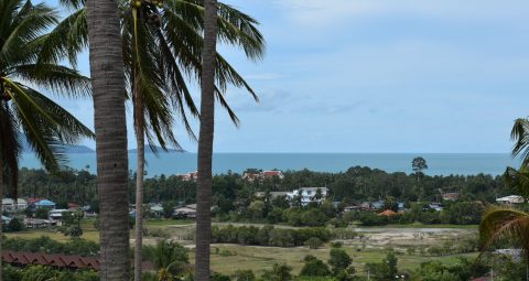 在maenam koh samui的海景土地