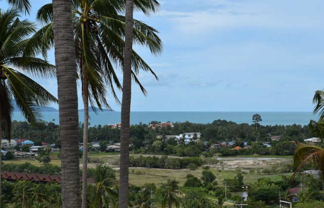 在maenam koh samui的海景土地