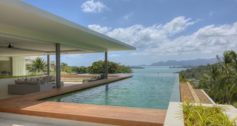 stunning 6 bedroom sea view villa with beach access