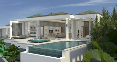modern 3-bedroom villa with sea view
