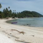 Sunset beach land