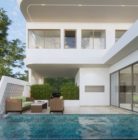 3 bedroom garden villa close to the beach