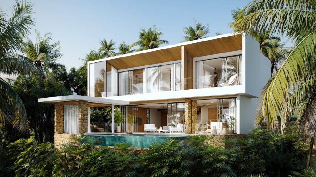 Stylish sea view villa