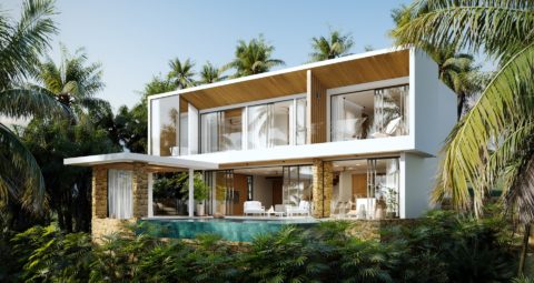Stylish sea view villa