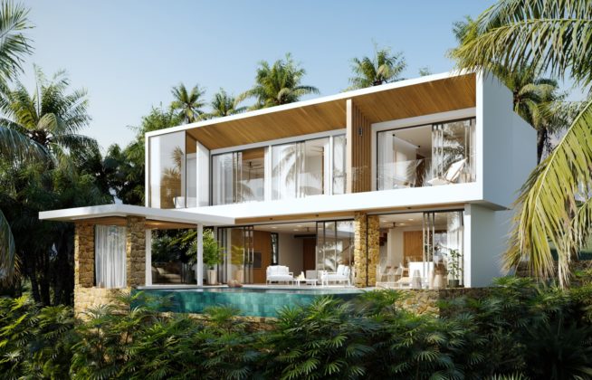 Stylish sea view villa