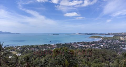 seaview land for sale in koh samui. thailand