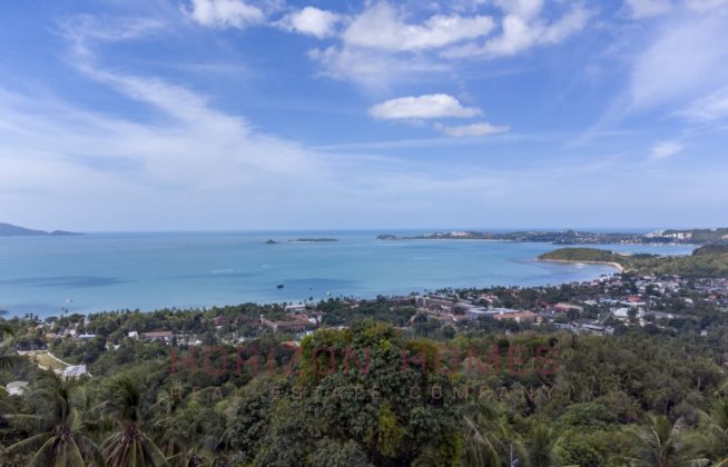 seaview land for sale in koh samui. thailand