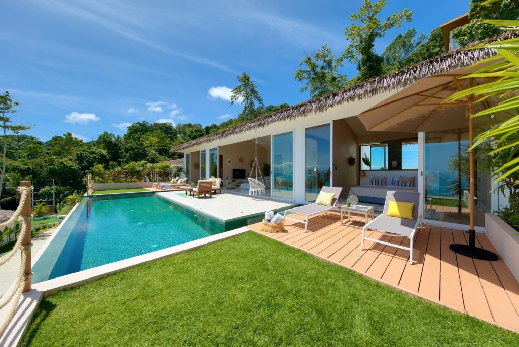 2 bedroom sea view tropical villa