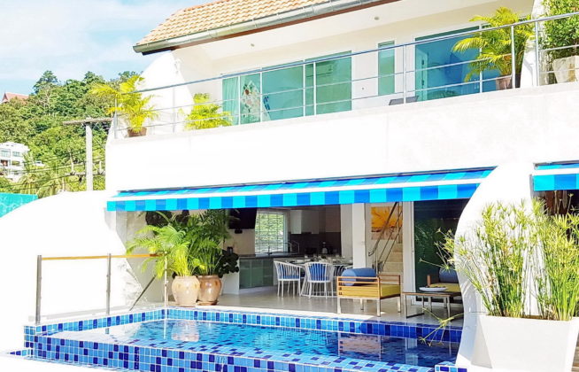 3 bedroom apartment, beach access, private pool