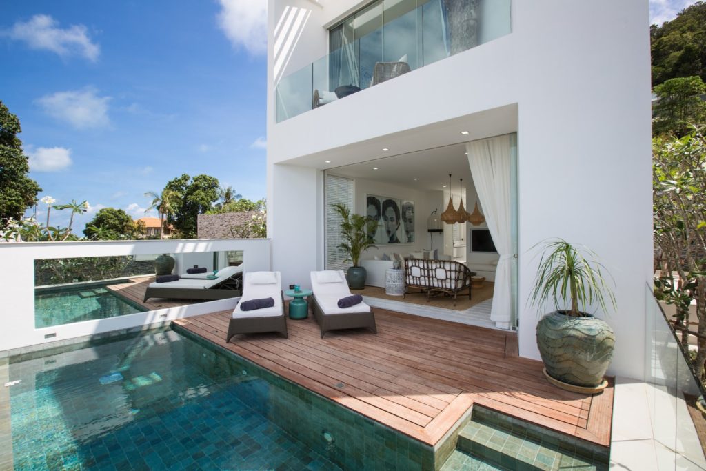 stylish 2 bedroom sea view villa