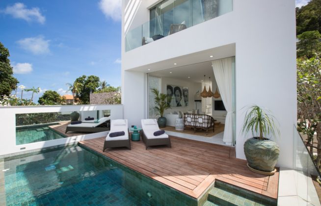 stylish 2 bedroom sea view villa