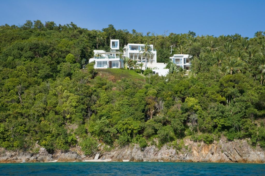 sunset beachfront estate