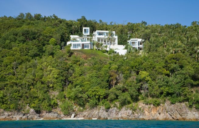 sunset beachfront estate