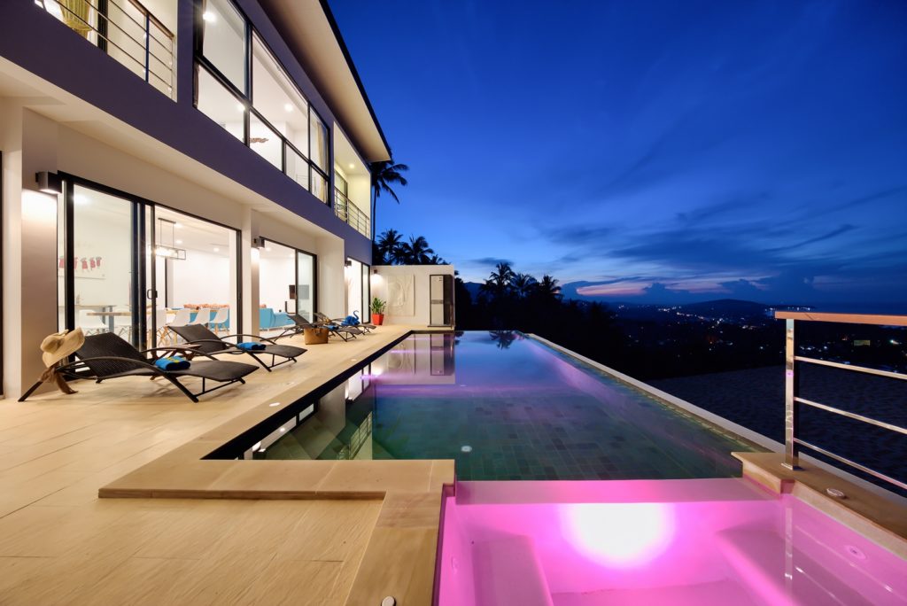 4 bedroom sea view villa, koh samui