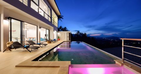 4 bedroom sea view villa, koh samui