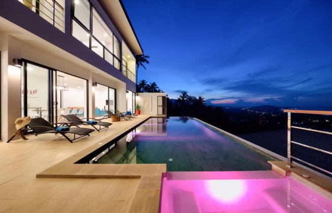 4 bedroom sea view villa, koh samui