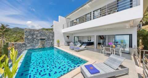 3 bedroom sea view villa chaweng