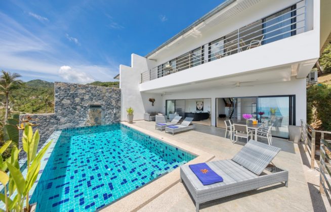 3 bedroom sea view villa chaweng