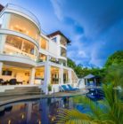 4 bedroom sunset sea view koh samui villa with pool