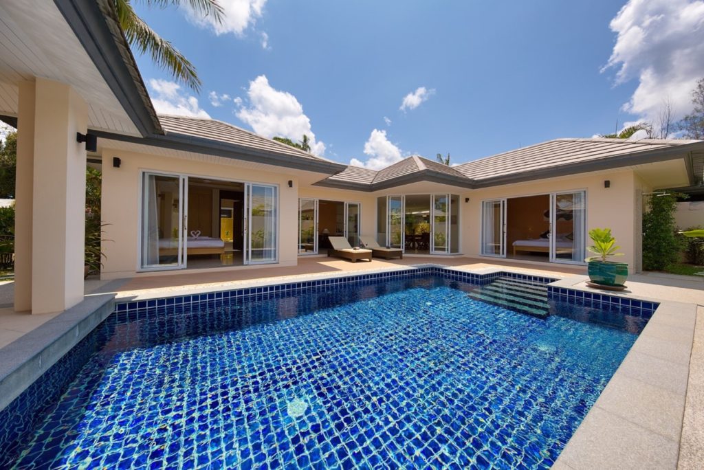 2 bedroom pool villa beach access